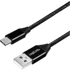 Cable usb c to usb a usb 2.0 LogiLink USB A-USB C 2.0 0.3m