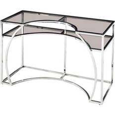 Stål Konsolborde Dkd Home Decor Silver Glass Konsolbord 75x120cm