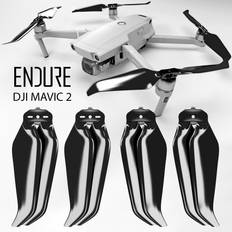 Mavic 4 pro Master Airscrew DJI Mavic 2 Endure Upgrade Propellers Propeller till DJI Mavic 2 Pro Zoom Svart Kit 4-Pack