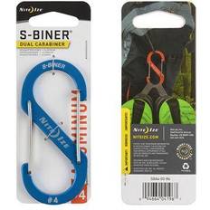 S-Biner Dual Carabiner #4, Blå