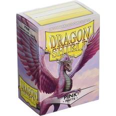 Dragon Shield Brætspil Dragon Shield Matte Pink 100 Standard Card Sleeves