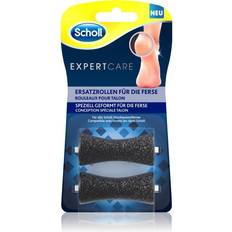 Scholl Hornhautentferner-Nachfüllpacks Scholl Foot care Corneal removal Velvet Smooth Ersättningsrullar för hälen 2 Stk