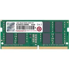 Transcend Memoria SoDimm 16 GB (1x16 GB) DDR4 2666 MHz CL19