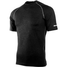 Sports Base Layer Short Sleeve T-shirt Men - Black Heather