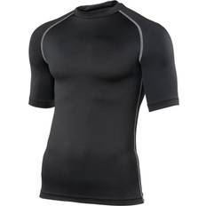 Sports Base Layer Short Sleeve T-shirt Men - Black