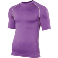 Men - Purple Base Layer Tops Rhino Sports Base Layer Short Sleeve T-shirt Men - Purple