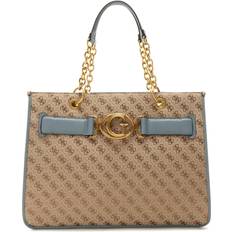 Guess Sacs à main Logo 4g classic Marron Femme