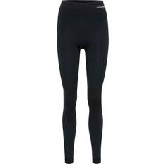 Poliamida Medias Hummel Clea Seamless Mid Waist Tights Women - Black Melange