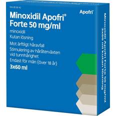 Minoxidil 50mg 3 st Minoxidil Apofri Forte 50mg/ml 60ml 3 st Lösning