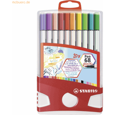 Feutres pinceaux vente Stabilo Pen 68 Brush Markers 20-pack