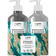 Parabenfri Gaveeske & Sett I love... Naturals Hand Care Duo Bergamot & Seaweed 2-pack