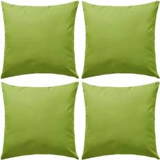 Polyester Sierkussens vidaXL Buitenkussens 45x45 cm Appeltjesgroen 4 st