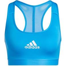adidas Powerreact Training Medium-Support Bra - Bright Blue