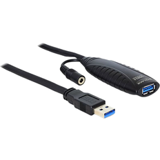 3.5 mm Kabels DeLock USB A-USB A/3.5mm Adapter M-F 10m