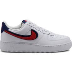 Nike Air Force 1 Low 3D Chenille Swoosh White/Red/Blue