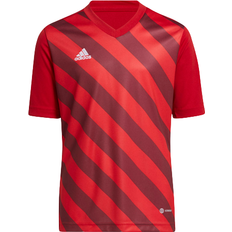 Recycled Materials T-shirts Adidas Kid's Entrada 22 Graphic Jersey - Team Power Red 2/Shadow Red