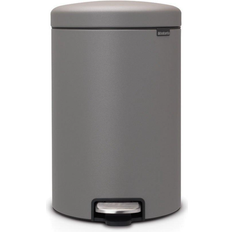 Brabantia Poubelle À Pédale New Icon 20 Litres Mineral Concrete Grey