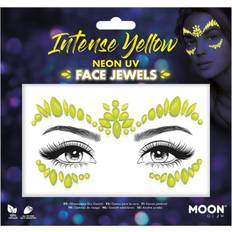 Damer - Halloween Sminke Smiffys Moon Face Jewels Neon UV Intense