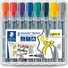 Staedtler Lumocolor Flipchart Light & Shadow Marker 8pcs