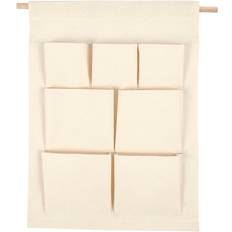 Creativ Company Hanging Organiser, H: 46 cm, W: 34 cm, natural, 1 pc