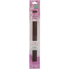 Agujas de Tejer Pony Perfect 20cm Double-Pointed Wooden Knitting Needles Set Of Five 3.00mm (P42505)