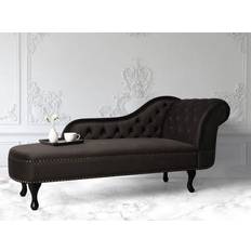 Lær Sofaer Beliani Nimes Right Hand Sofa 170cm