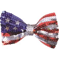 North America Accessories Fancy Dress Bristol Novelty USA Sequin Bow Tie