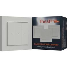 Heatit Z-Push Wall Controller White RAL 9003