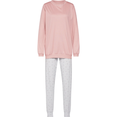 Gestreept Pyjama's Calida Sweet Dreams Pyjama With Cuff Roze - Gestreept Katoen