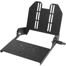 Komponenter til montering (tastaturbakke) for tablet/tastatur låsbar aluminium, tung kaliber stål sort pulverlakeret i bil, øvre montering, pælmontering