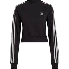 adidas Women's Originals Adicolor Classics High Shine Crew Sweatshirt - Black