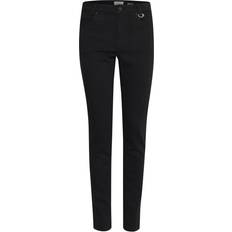 PULZ Jeans Emma Skinny Leg Jeans - Black Denim