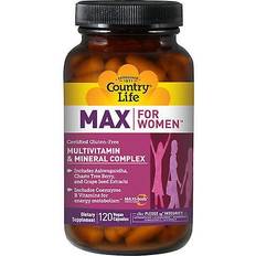 Ashwagandha Vitamins & Minerals Country Life Max for Women 120 pcs