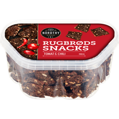 Nordthy Kiks, Knækbrød & Skorper Nordthy Rye Bread Snacks with Tomato & Chili 190g