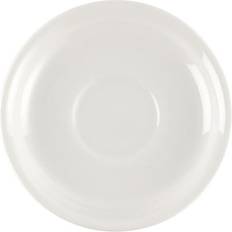 Porcelain Saucer Plates Churchill Plain Whiteware Small Saucer Plate 14cm 24pcs