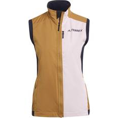 Adidas Donna Gilet Adidas Terrex Xperior Cross-Country Ski Soft Shell Vest Women - Mesa/Clear Pink