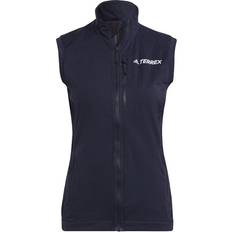 Adidas Women Vests Adidas Terrex Xperior Cross-Country Ski Soft Shell Vest Women - Legend Ink