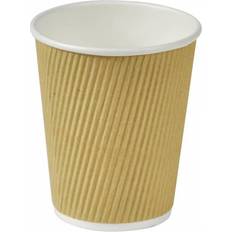 Juhla Pahvimukit Paper Cups Ripple Wall 25pcs