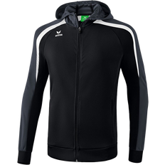 Erima Liga 2.0 Training Jacket with Hood Kids - Black/White/Dark Grey