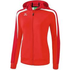 Fitness - Rot Jacken Erima Liga 2.0 Training Jacket with Hood Women - Red/Dark Red/White