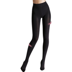 Individual Leg Support 100 Den Tights - Black