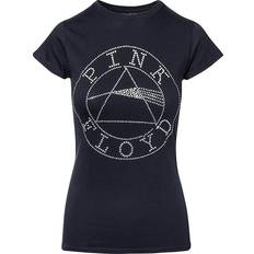 Pink Floyd Circle Logo Diamante T-shirt - Black