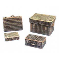 Vallejo Wicker Suitcases