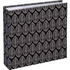 Nero Scrapbooking Hama 2222 "La Fleur" Memo Photo Album 22.5 x 22.5 cm for 200 photos in 10x15 cm format Black