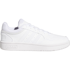 40 - Hvid - Imiteret læder Sneakers adidas Hoops 3.0 Low Classic W - Cloud White/Cloud White/Dash Grey