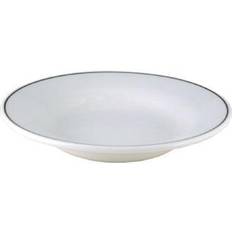 Black Soup Bowls Churchill Black Line Rimmed Soup Bowl 23cm 24pcs 0.324L