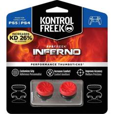 Red ps4 controller KontrolFreek PS4/PS5 FPS Freek Inferno Thumbsticks - Red