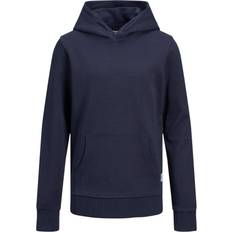 Jack & Jones Boy's Kangaroo Pocket Hoodie - Blue/Navy Blazer (12184813)