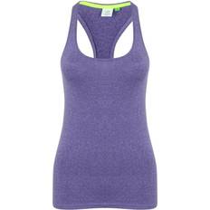 Tombo Racerback Sleeveless Vest Top Women - Purple Marl