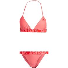 Rojo Conjuntos de bikini Adidas Women Beach Bikini - Semi Turbo/Vivid Red